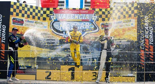 Visit Day grabs Euro NASCAR season opener page