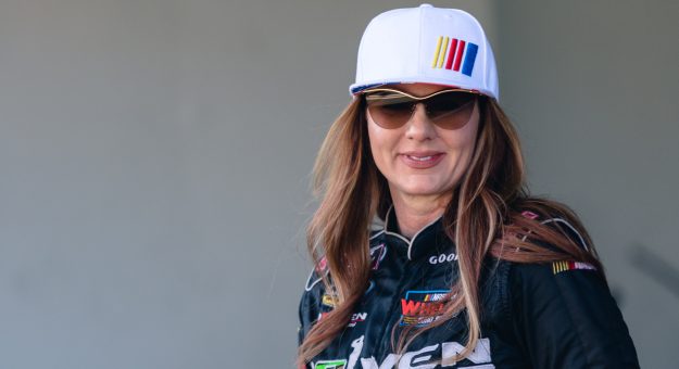 Visit Jennifer Jo Cobb returns to Euro NASCAR action at Brands Hatch page