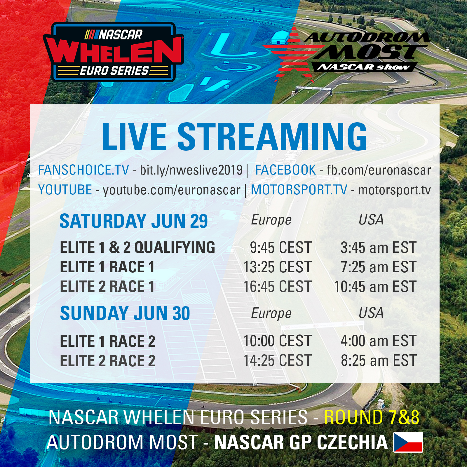 Streaming Schedule Square Most 2019