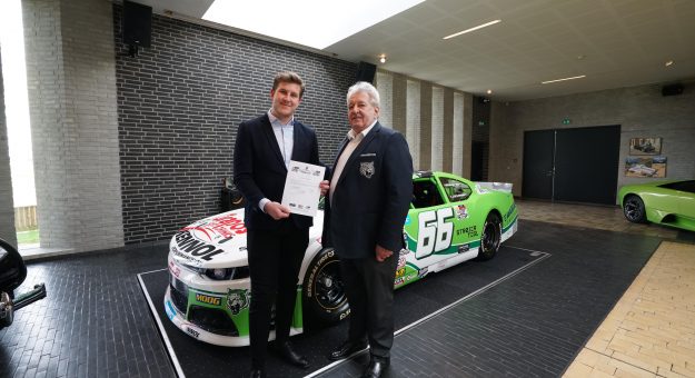 Visit Lasse Soerensen stays with DF1 Racing: The EuroNASCAR-2 champion wants the NWES title page