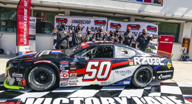 Visit Tobias Dauenhauer leads flag-to-flag to grab maiden EuroNASCAR win page