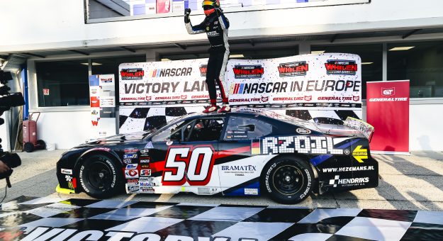 Visit Tobias Dauenhauer sweeps EuroNASCAR 2 season opener at Autodromo di Vallelunga page