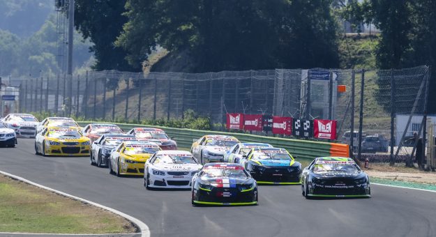 Visit Loris Hezemans picks up the win in a spectacular EuroNASCAR PRO Round 1 page