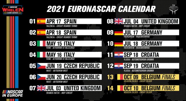 Visit 2021 NWES Calendar revealed: NASCAR road course racing at its best! page