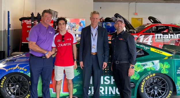 Visit Leonardo Colavita continues in EuroNASCAR with support from NASCAR Cup Series team JTG Daugherty Racing page