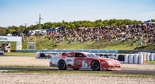 Visit Junior Trophy leader Giorgio Maggi enters the EuroNASCAR PRO championship battle page