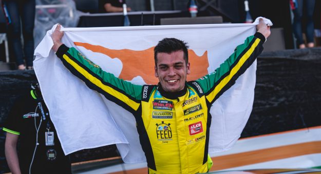 Visit Vladimiros Tziortzis makes the step up to EuroNASCAR PRO with Academy / Alex Caffi Motorsport page