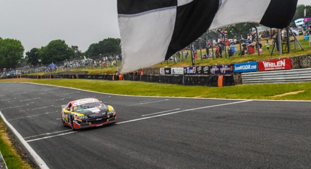 Visit Vladimiros Tziortzis dances in the rain: The Cypriot sweeps the EuroNASCAR 2 weekend at Brands Hatch page