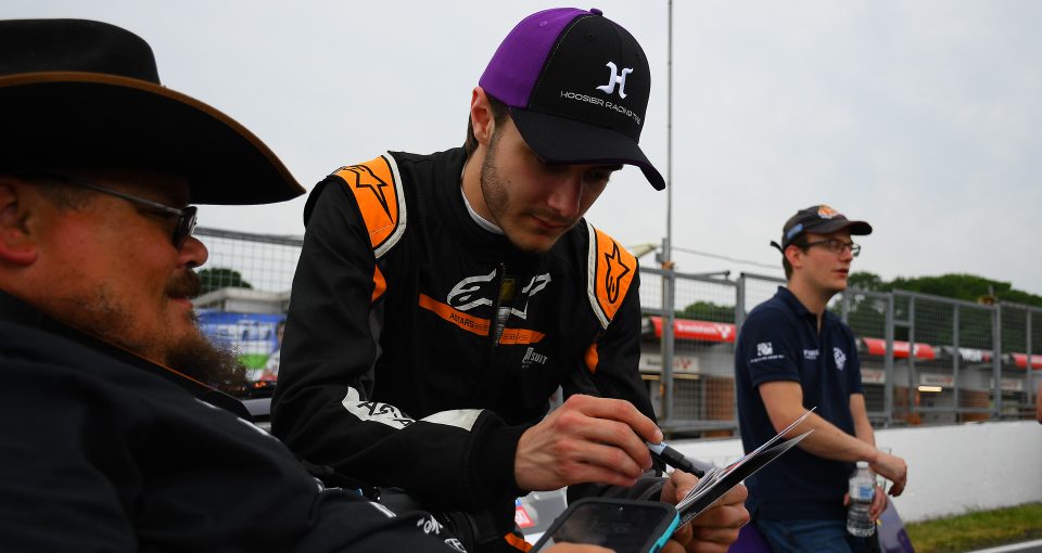 Nina Weinbrenner Thomas Dombrowski Fan Sign Brands Hatch 2023
