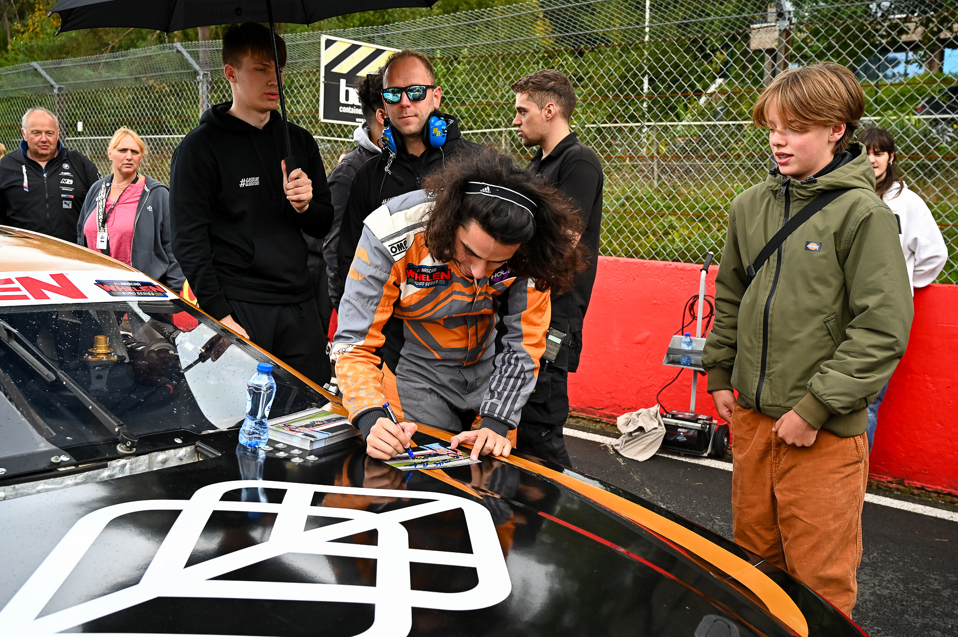 Nina Weinbrenner Thomas Krasonis Fan Sign On Grid Zolder 2023