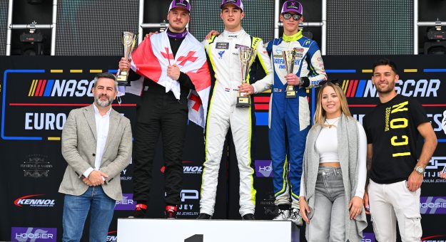 Visit Sandro Tavartkiladze takes early lead in new Master Trophy after impressive EuroNASCAR debut page