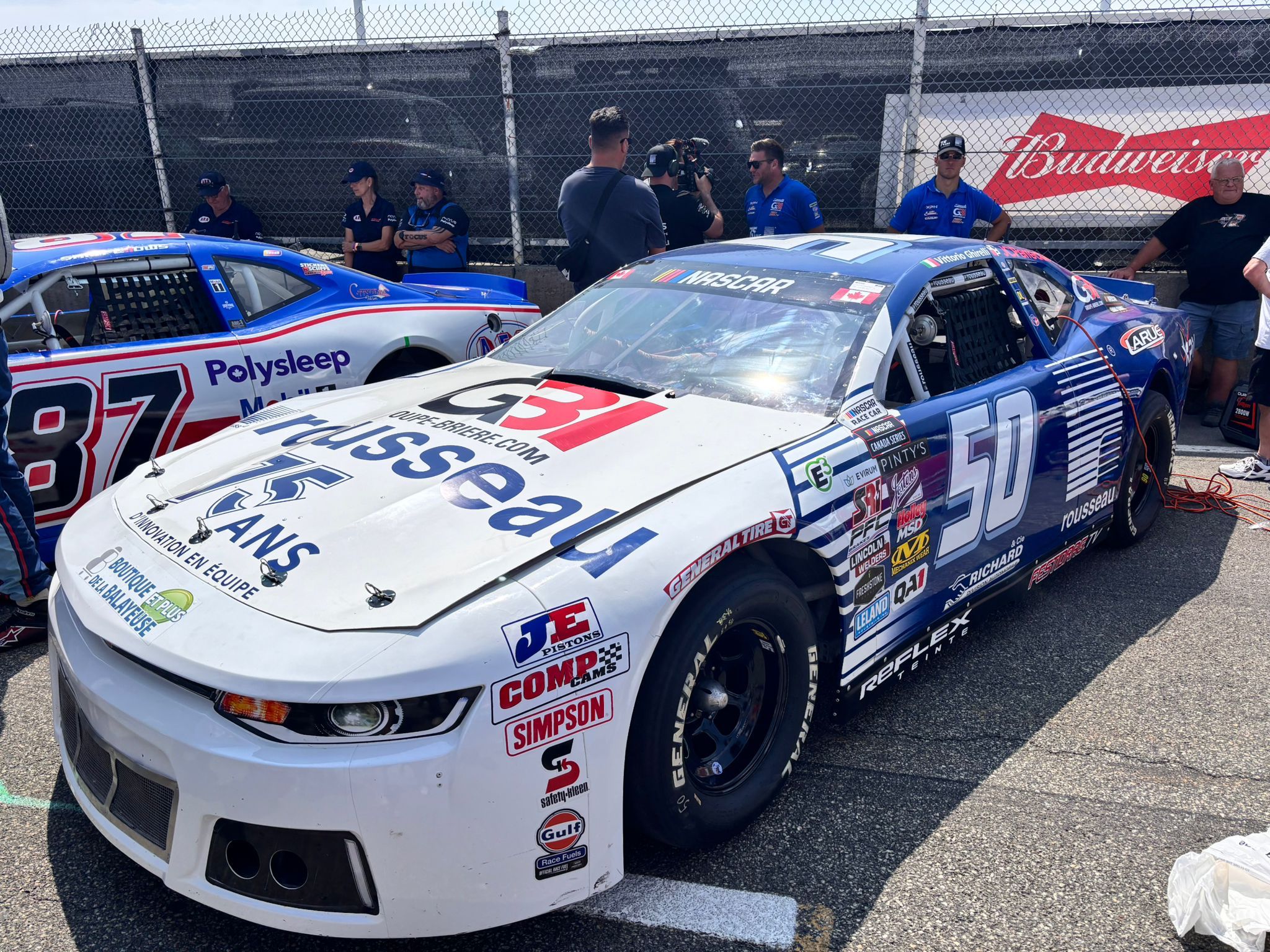 Nascar Euro Series 50 Rousseau Metal Camaro Gp3r 2025