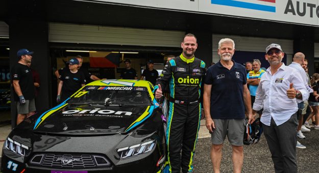 Visit Czech President Petr Pavel drives a NASCAR Euro Series car at Autodrom Most page