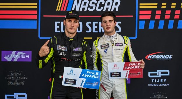 Visit First Strom Watches Pole Award for Vittorio Ghirelli and Bruno Mulders in 2025 at NASCAR GP Germany page