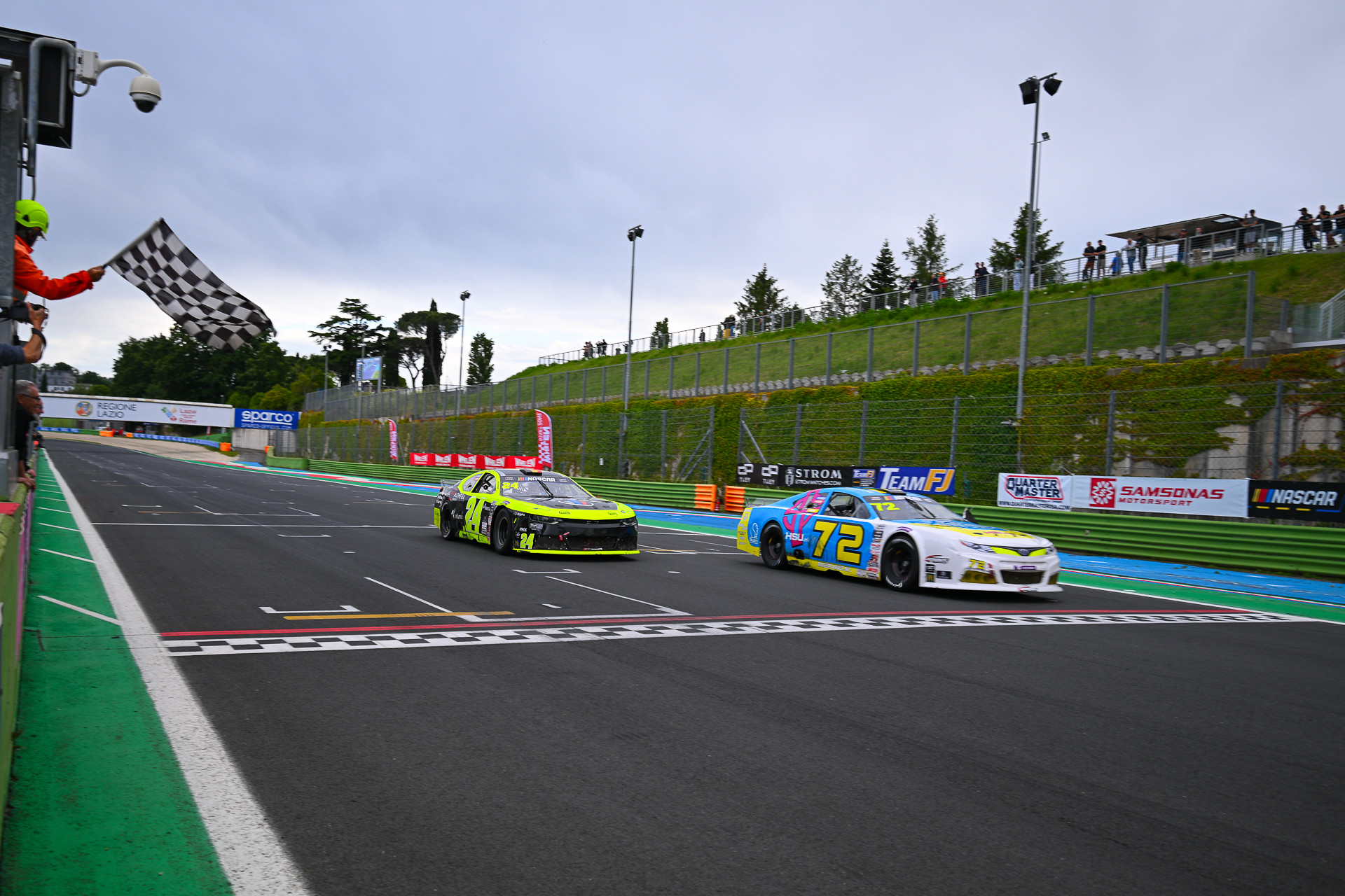 Nina Weinbrenner Bruno Mulders Thomas Dombrowski Checkered Flag Vallelunga 2025