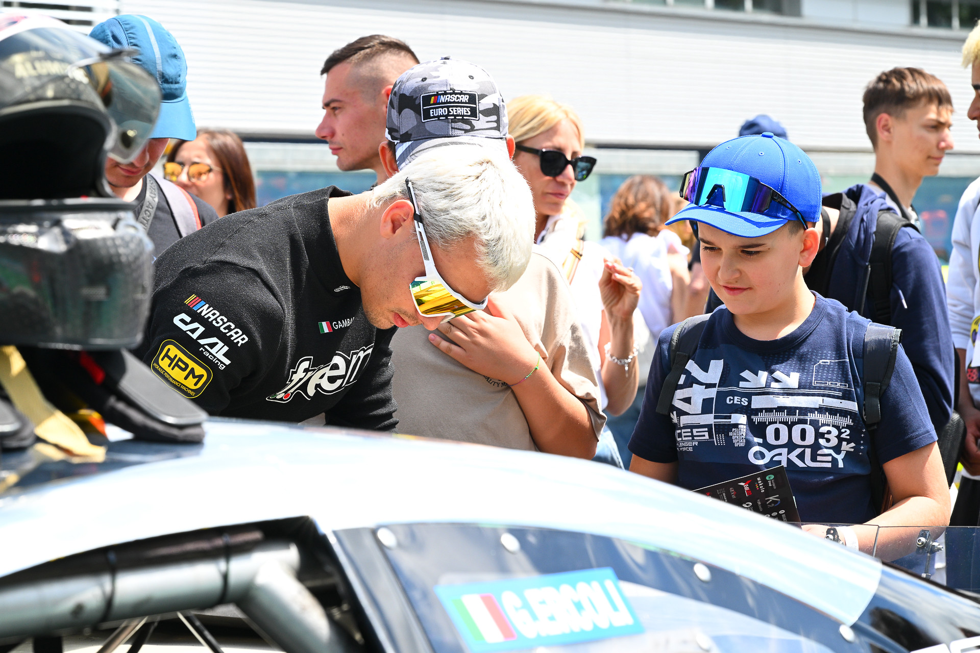Nina Weinbrenner Valentino Gambarotto Fan Sign Vallelunga 2025