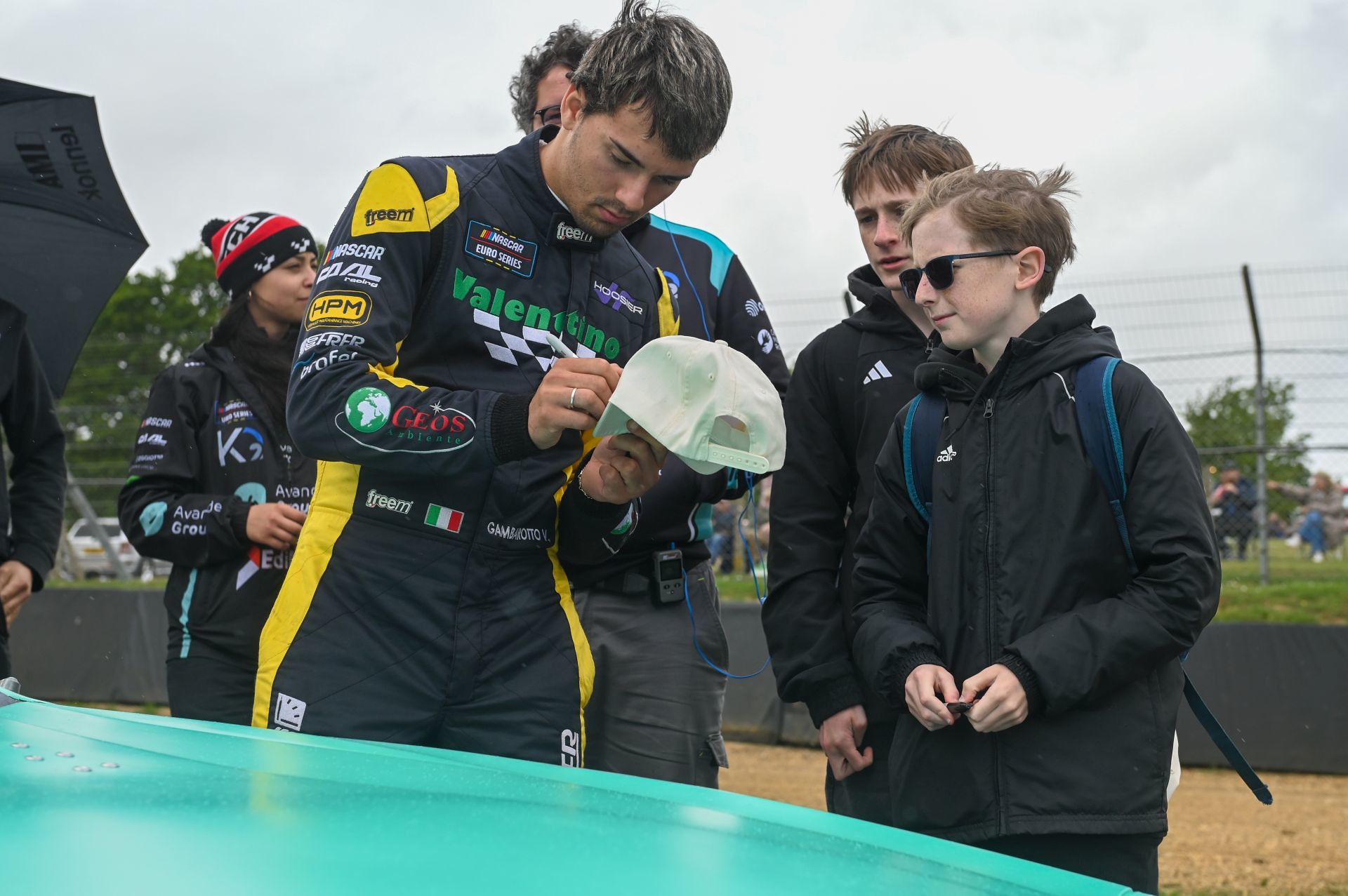 Bart Dehaese Valentino Gambarotto Fan Sign Brands Hatch 2026