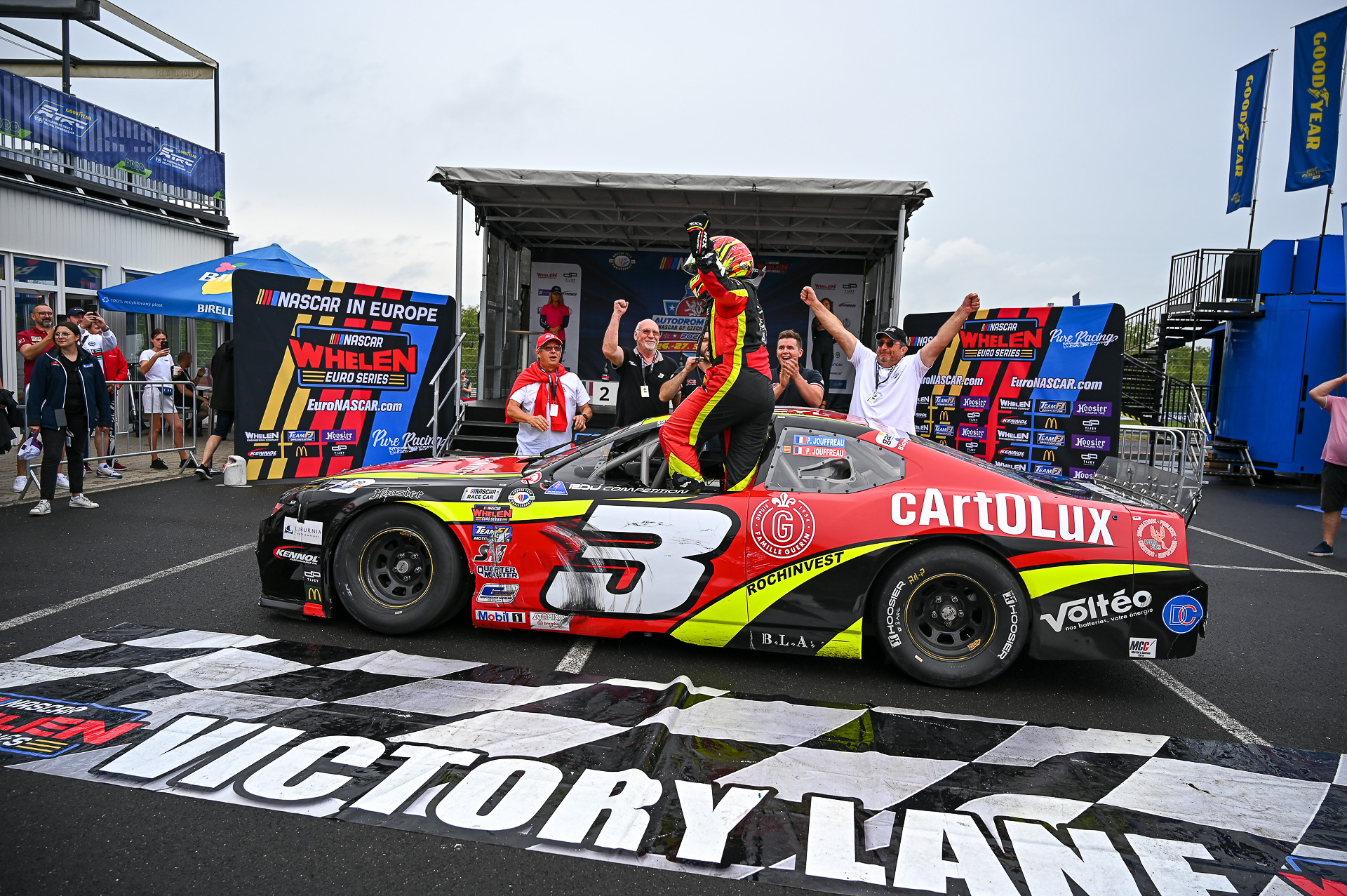 Nina Weinbrenner Paul Jouffreau Victory Lane Most 2023