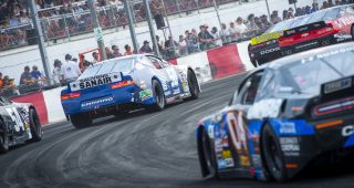 TROIS-RIVIÈRES, QC - AUGUST 9 2026: The NASCAR Canada Series CarGurus 45 at GP3R in Trois-Rivières, Quebec, Canada on Sunday August 9, 2026. (Photo by Matthew Manor/NASCAR)